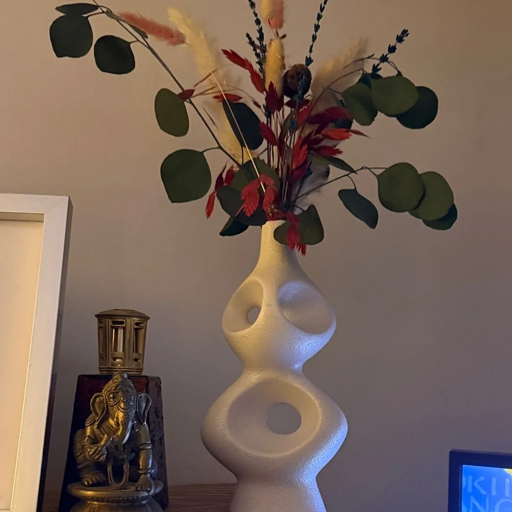Jonathan Adler Sculptural White Vase